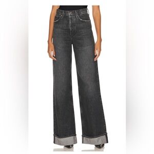 AGOLDE Dame High rise wide leg